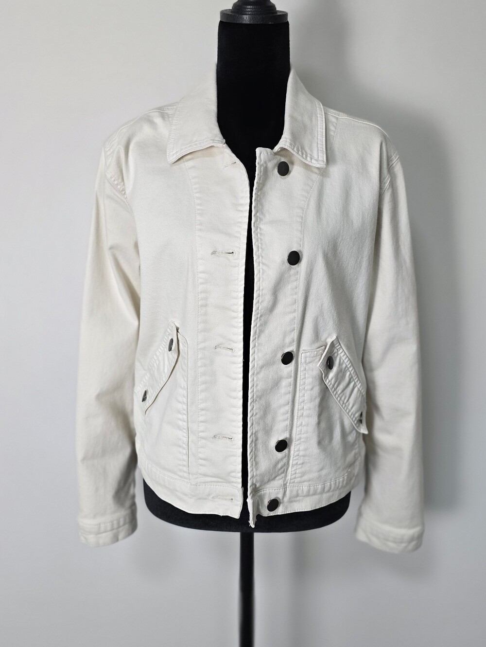 Kut From The Kloth Women's Cream Denim Jacket